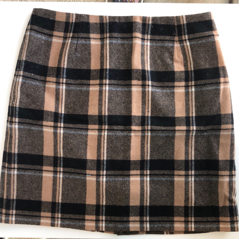 Plaid skirt